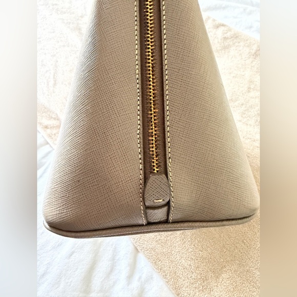 PRADA MEDIUM SAFFIANS LEATHER PRADA MATINEE BAG- Toupe color - Picture 3 of 13